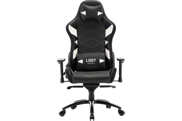 L33T Elite V4 Gaming Chair PU 160369 Black/White decor