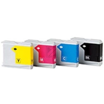 Brother Tintenpatrone gelb, magenta, schwarz, cyan (LC-1000VALBP)