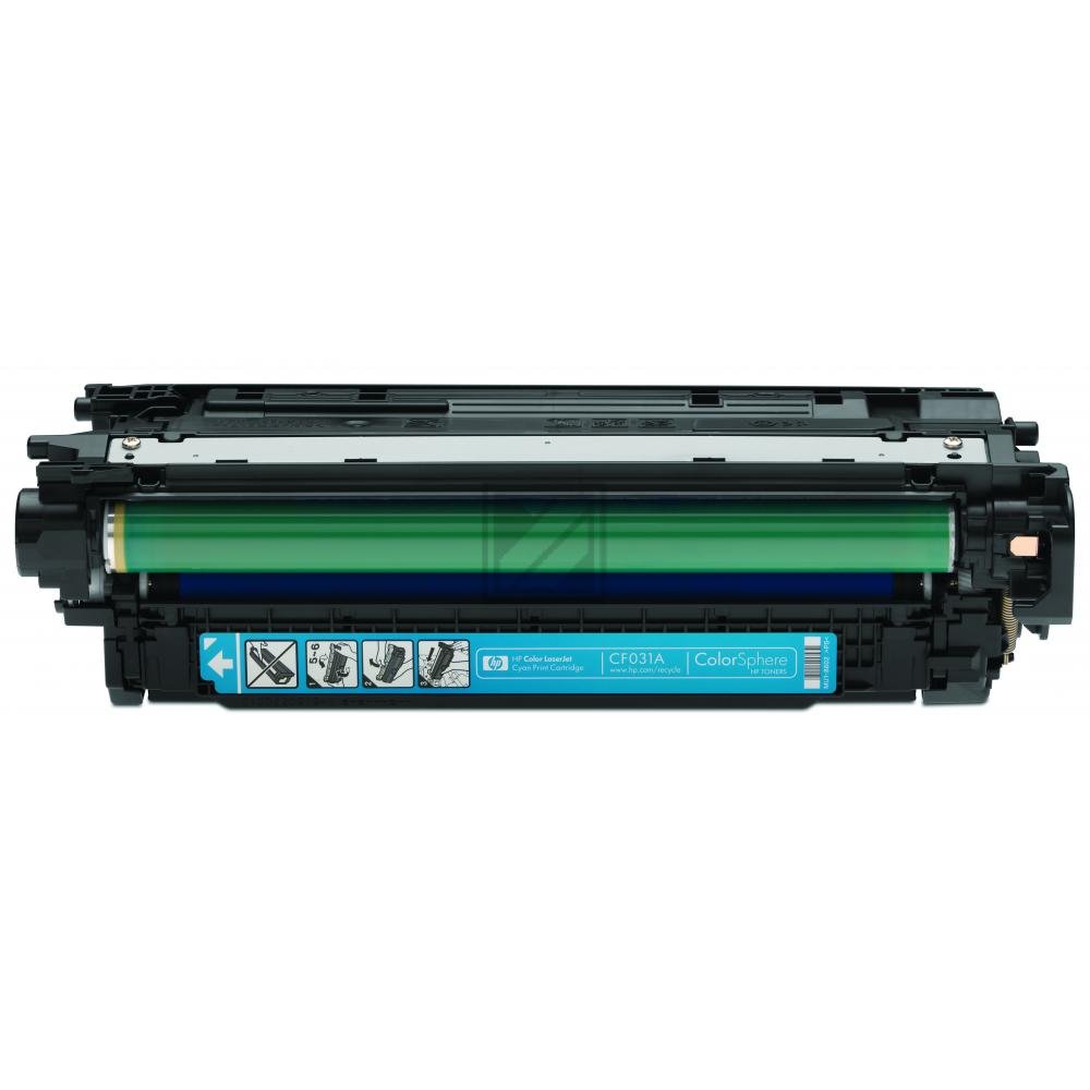 HP Toner-Kartusche cyan (CF031A, 646A)