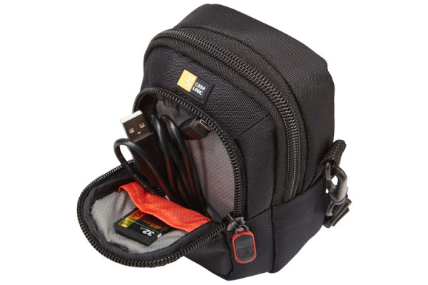 CASE LOGIC Advanced Camera Case Point DCB313K & Shoot black/red