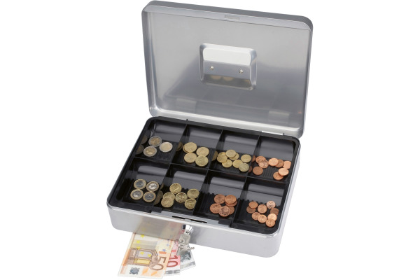 MAUL Geldkassette 4 30x24,5x9cm 5611495 silber