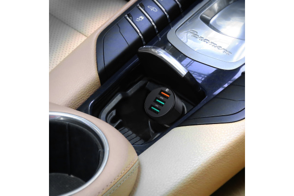 AUKEY Expedition CarCharger42W bl. CC-T11 3-Port,USB-type A QC3