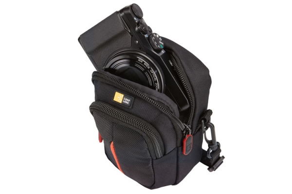 CASE LOGIC Advanced Camera Case Point DCB313K & Shoot black/red