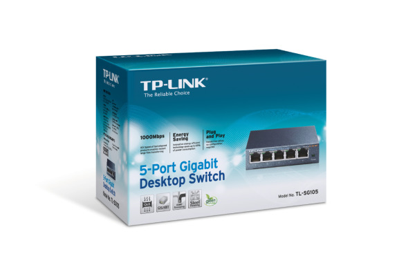 TP-LINK 5-port Metal Gigabit Switch TLSG105