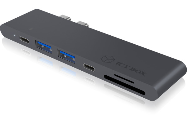 ICY BOX DockingStation IB-DK4037a-2C Dual Type C anthracite