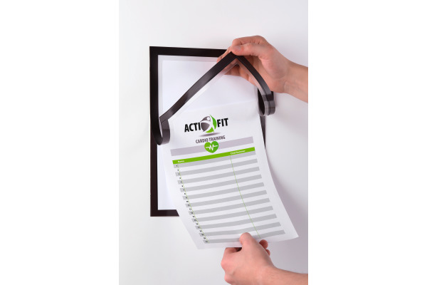 DURABLE Duraframe Note A4 499301 selbstklebend, schwarz