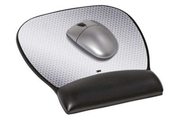 3M Präzisions-Mausfläche MW310LE m.Handgelenkauflage silber