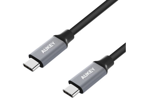 AUKEY Impulse Cable USB-C to C bl. CB-CD5 1.0m Nylon Alu