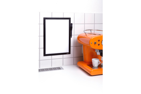 DURABLE Duraframe Note A4 499301 selbstklebend, schwarz