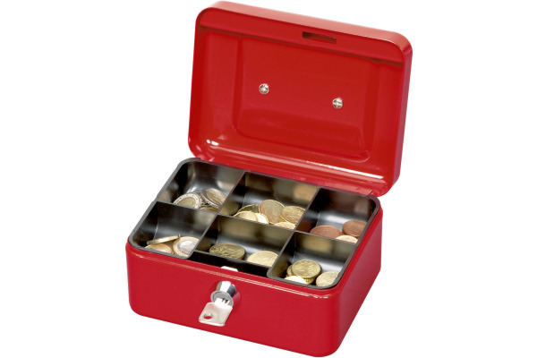 MAUL Geldkassette 1 15,2x12,5x8,1cm 5610125 rot
