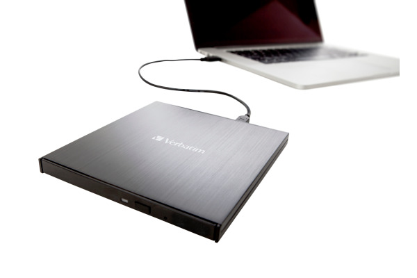 VERBATIM External Slimline 43886 CD/DVD Writer USB-C