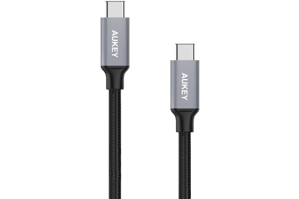 AUKEY Impulse Cable USB-C to C bl. CB-CD5 1.0m Nylon Alu