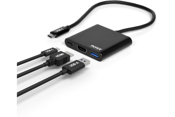 PORT MiniDocking USB/HDMI/PD 900140 plug&play, black
