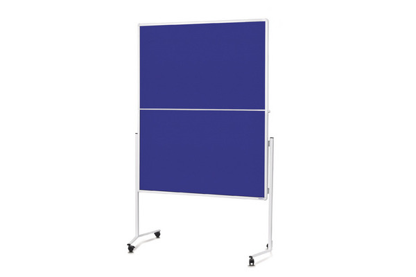 MAGNETOPLAN Moderatorentafel Filz blau 2111303 klappbar 1200x1500mm