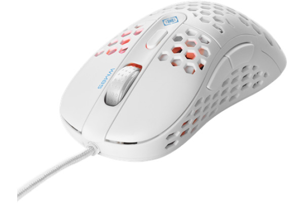 DELTACO Lightweight Gaming Mouse GAM-106-W white, WM85