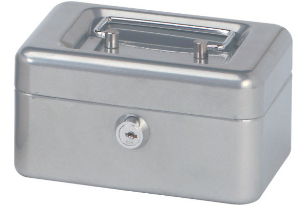MAUL Geldkassette 1 15,2x12,5x8,1cm 5610195 silber