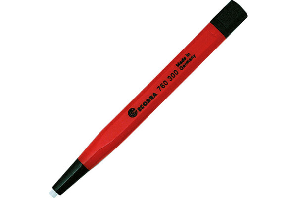 ECOBRA Glas Radierer 760300 inkl. 1 Glaspinsel 4x40mm