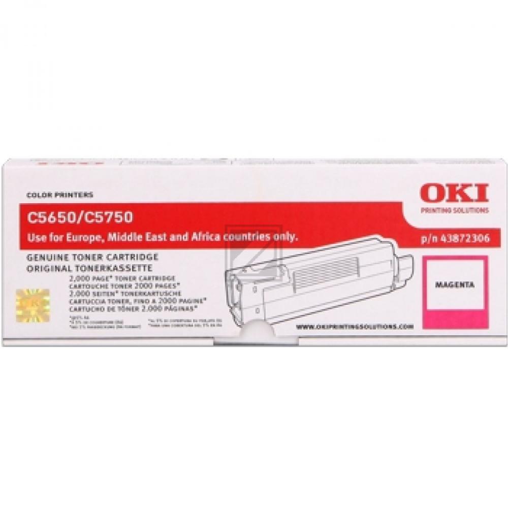 OKI Toner-Kit magenta (43872306)