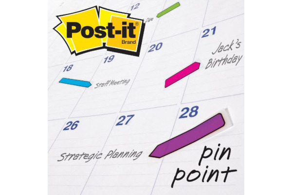 POST-IT Index Pfeile 684-ARR4 neon 4-farbig ass./4x24 Blatt