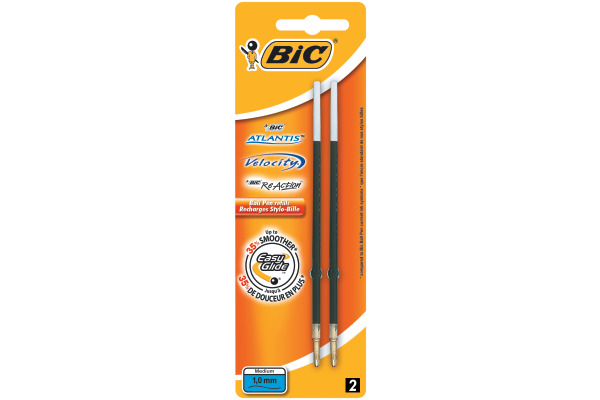 BIC Mine f.Atlantis Premium 0.4mm 8924101 schwarz 2 Stück