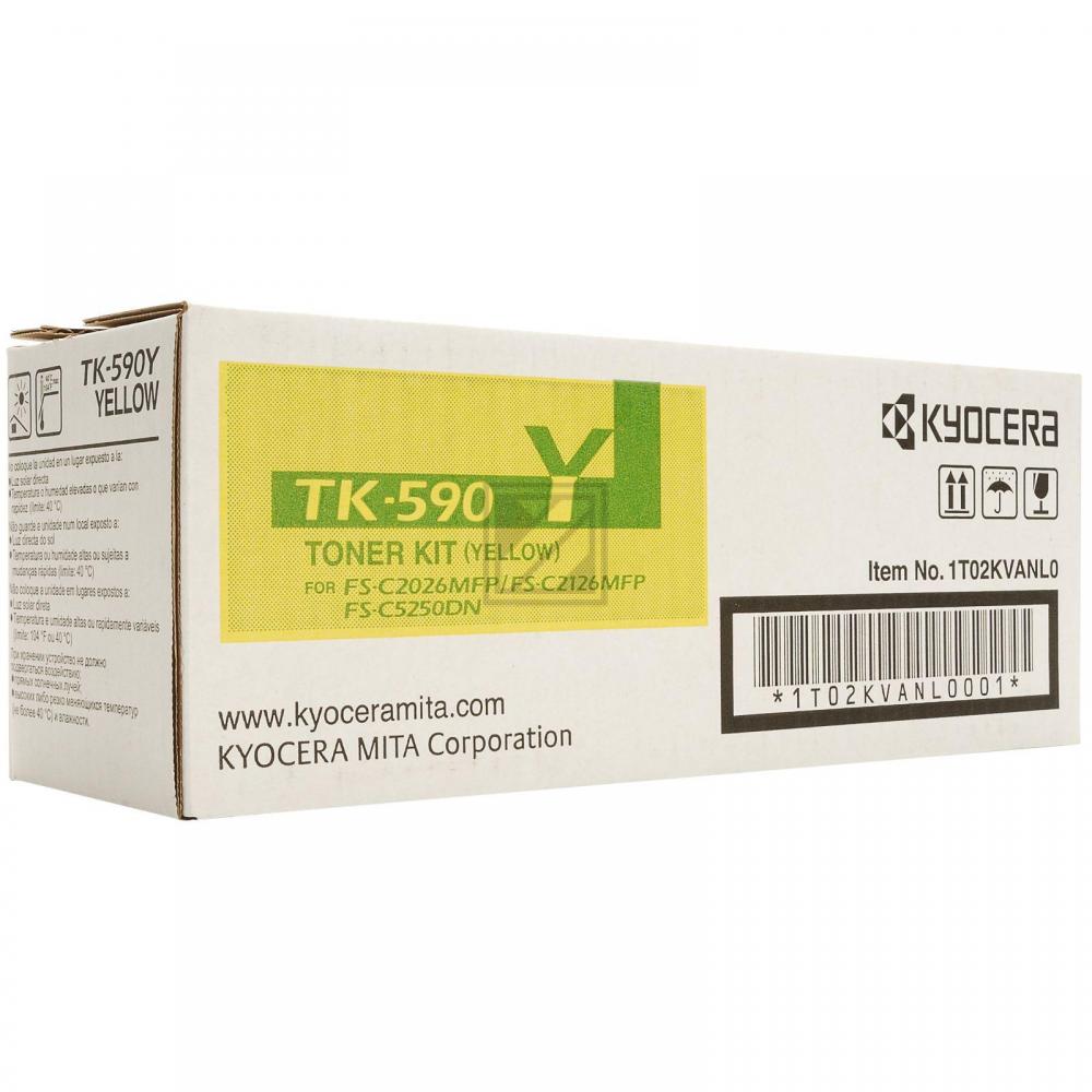 Kyocera Toner-Kit gelb (1T02KVANL0, TK-590Y)