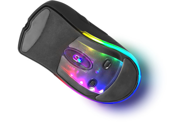 DELTACO Wireless Gaming Mouse,RGB GAM-107 black, DM430