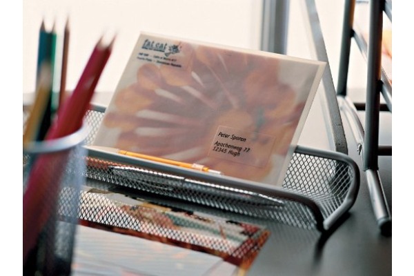 AVERY ZWECKFORM Adress-Etik. Laser 99,1x33,9mm L7562-25 transparent 400 St./16 Blatt