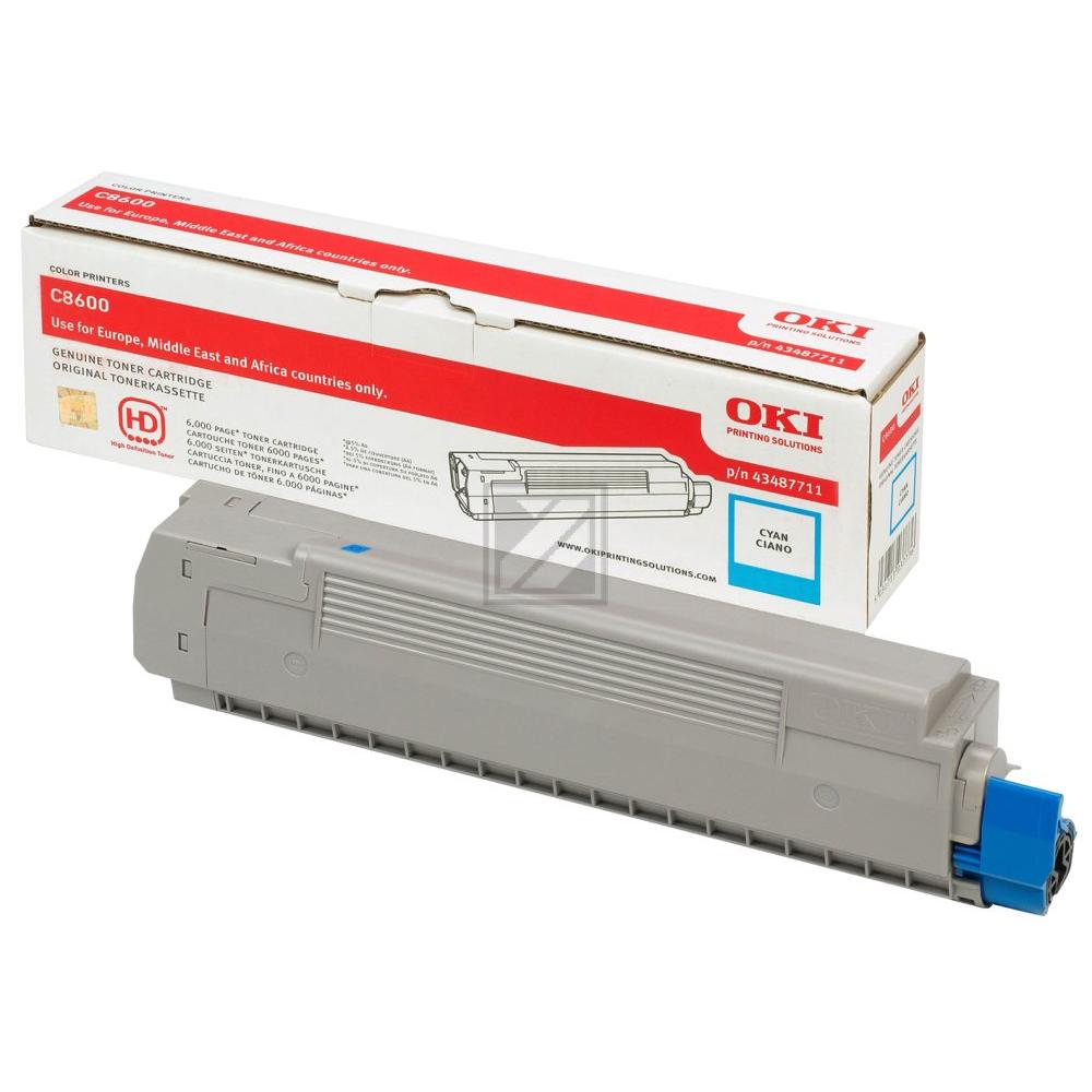 OKI Toner-Kit cyan (43487711)