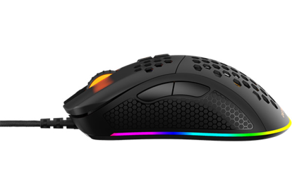 DELTACO Lightweight Gaming Mouse,RGB GAM-108 black, DM210