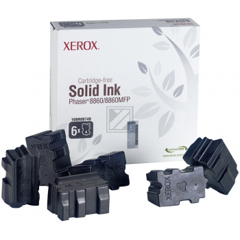 Xerox Colorstix 6 x schwarz (108R00749)