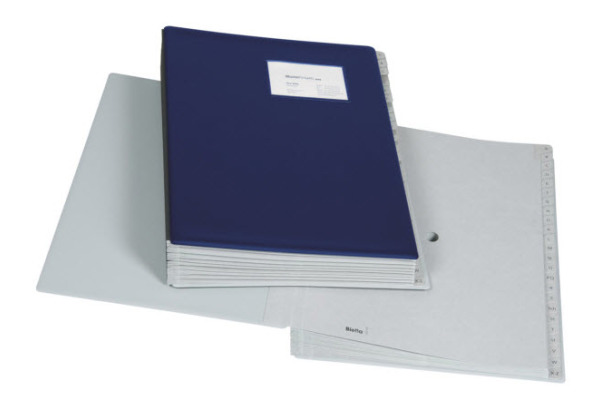 BIELLA Pultmappe Pronto 260x320mm 32042407U dunkelblau A-Z