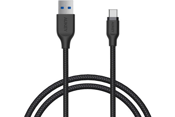 AUKEY ImpulseCable USB-A-to-C bl. CB-AC1 1,2 m Braided Nylon