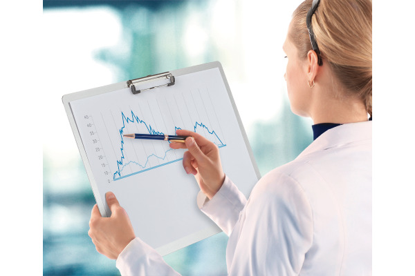 MAUL Schreibplatte Aluminium A3 2353208 Bügelklemme