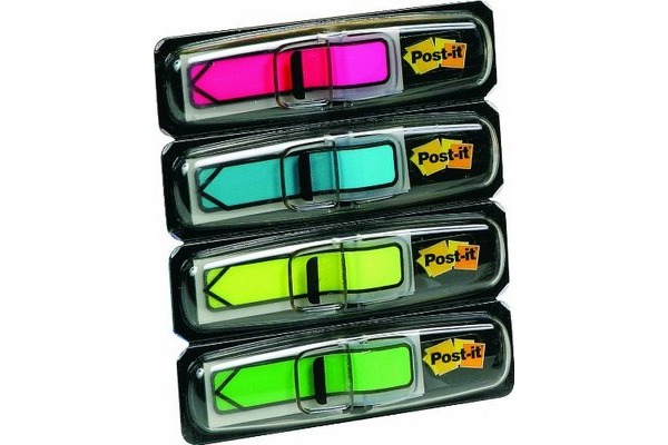 POST-IT Index Pfeile 684-ARR4 neon 4-farbig ass./4x24 Blatt