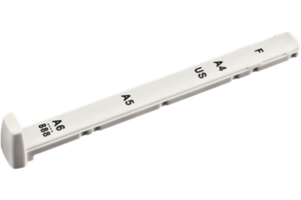 LEITZ Kunststoff-Schiene 17270085 hellgrau 136mm