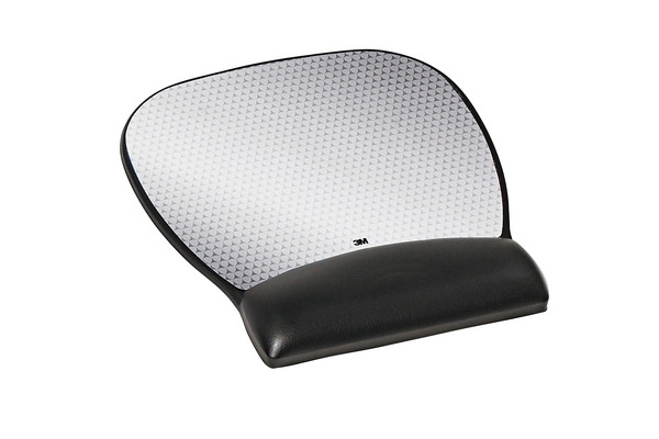 3M Präzisions-Mausfläche MW310LE m.Handgelenkauflage silber