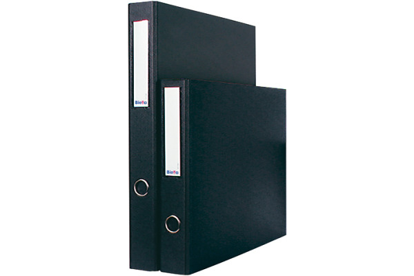 BIELLA Ringbuch Plasti-Quatro 4cm 12734402U schwarz, 4-Ring, A3