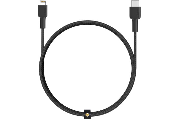 AUKEY Impulse Cable USB-C MFI bl. CB-CL1 1,2m Braided Nylon