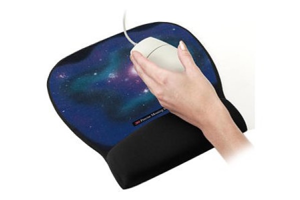 3M Präzisions-Mausfläche MW311SG m.Handgelenkauflage schwarz