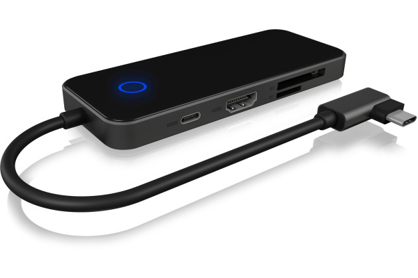 ICY BOX DockingStation Type-C IB-DK4025-CPD with integrated cable