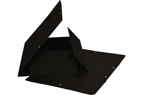 BIELLA Gummibandmappe A4 17840102U schwarz,355gm2 200 Bl.