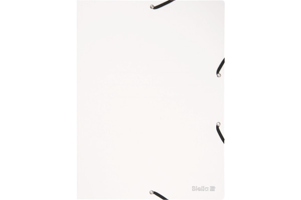 BIELLA Gummibandmappe A4 17840101U weiss, 355gm2 200 Bl.