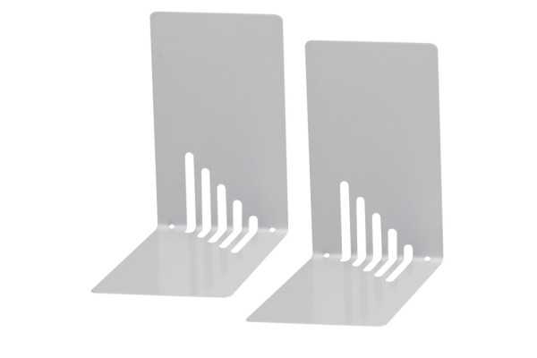 MAUL Buchstütze schmal 35010 95 silber 2 Stück