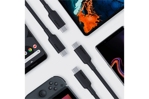 AUKEY Impulse Cable USB-C 3.1 Gen2 CBCD23 1.0m, black 100W PD