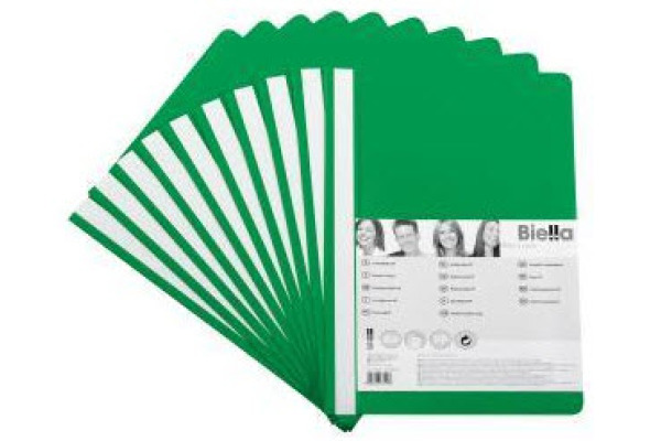 BIELLA Schnellhefter PP A4 41702001-06 grün 10 Stück