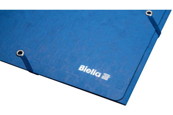 BIELLA Gummibandmappe A4 17840005U blau, 590gm2 220 Bl.