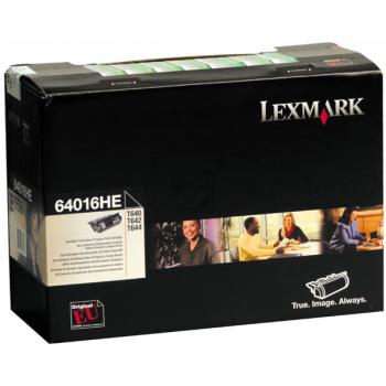 Lexmark Toner-Kartusche Prebate schwarz HC (64016HE)