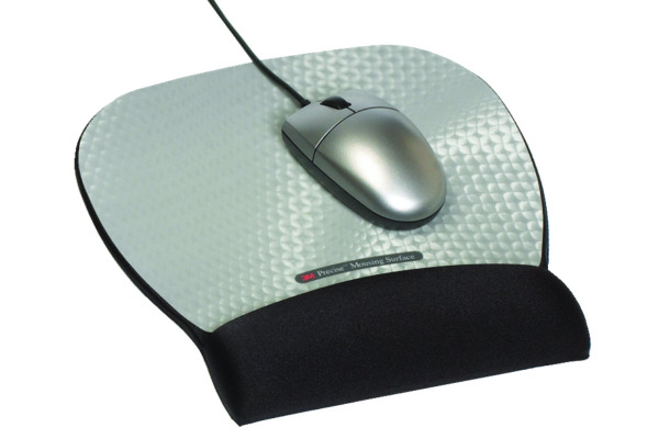 3M Präzisions-Mausfläche MW311MX m.Handgelenkauflage silber