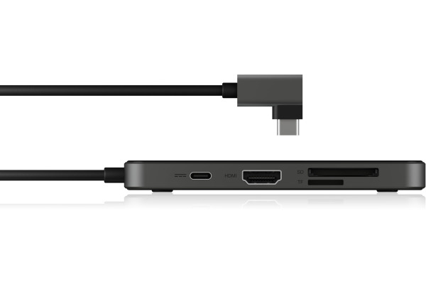 ICY BOX DockingStation Type-C IB-DK4025-CPD with integrated cable