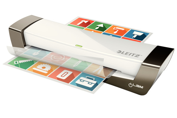 LEITZ Laminiergerät iLAM Office A4 72510084 silber/weiss